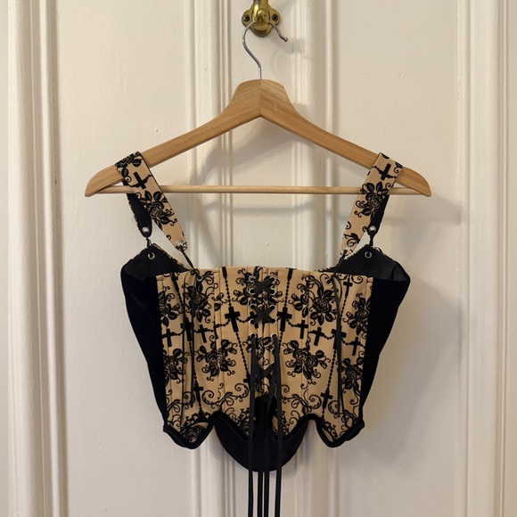 Handmade Corset Top Renaissance Style - Picture 3 of 7